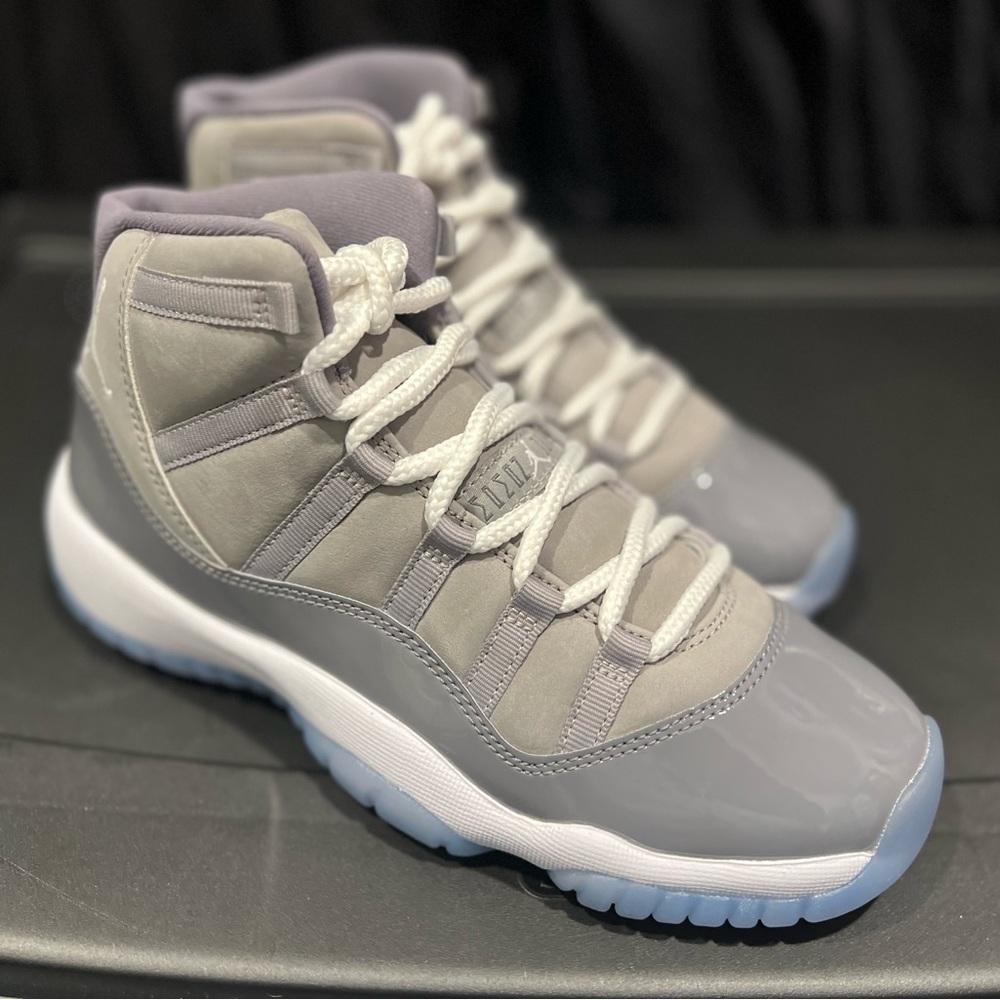 NIKE - AIR JORDAN 11 - retro “cool grey” high-top - women’s size 7 - SO DOPE!!!
